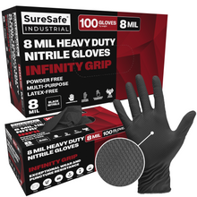 Load image into Gallery viewer, disposable-gloves-blk-igrip-100