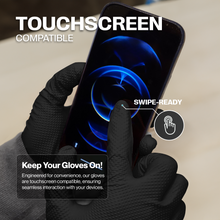 Load image into Gallery viewer, SureSafe 8 Mil Nitrile Gloves Black Disposable with Infinity Grip