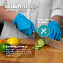 Load image into Gallery viewer, SureSafe GLACIER Blue Nitrile Disposable Gloves, 3.5MIL