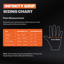 Load image into Gallery viewer, SureSafe INFINITY GRIP 8 mil Nitrile Gloves - Orange Diamond Grip