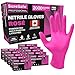 SureSafe Rosé Pink Nitrile Gloves - 4 MIL, Powder-Free - 2000 Count
