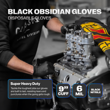 Load image into Gallery viewer, black obsidian gloves
