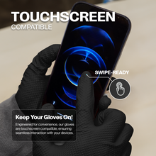 Load image into Gallery viewer, SureSafe 8 Mil Nitrile Gloves Black Disposable with Infinity Grip
