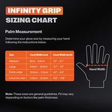 Load image into Gallery viewer, SureSafe INFINITY GRIP 8 mil Nitrile Gloves - Orange Diamond Grip
