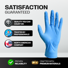 Load image into Gallery viewer, SureSafe GLACIER Blue Nitrile Disposable Gloves, 3.5MIL
