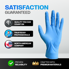 Load image into Gallery viewer, SureSafe OBSIDIAN 5 mil nitrile gloves - Blue Disposable, Powder-Free
