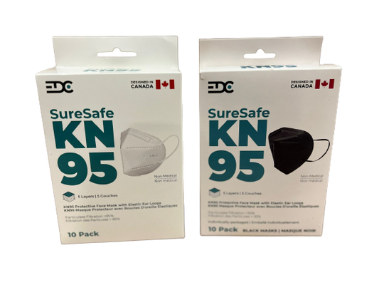 2 box of Suresafe KN95 mask providing superior filtration