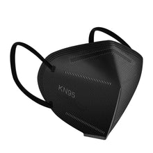 Load image into Gallery viewer, a piece of black Suresafe KN95 mask providing superior filtration.
