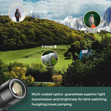 Load image into Gallery viewer, Monocular Telescope with Superior Light Transmission and Brightness
